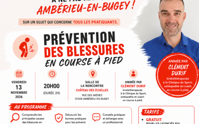 Conférence sur la prévention des blessures en course à pied